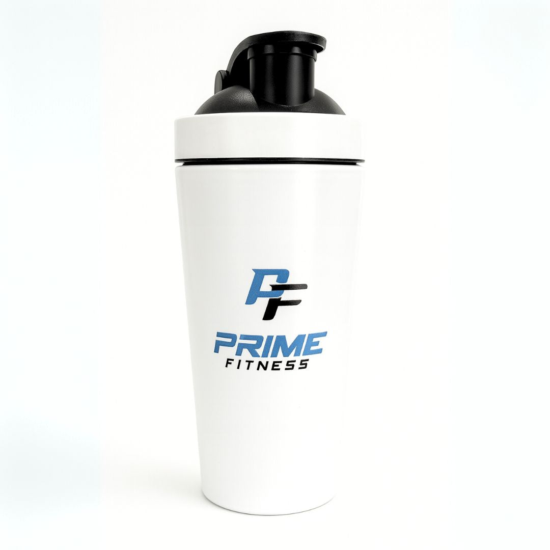 'Prime Fitness' Stainless Steel Shaker with Mixball 900ml