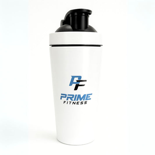 'Prime Fitness' Stainless Steel Shaker with Mixball 900ml