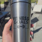 'Fitness Goals' Stainless Steel Shaker with Mixball 900ml